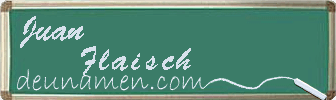 Juan Flaisch Visitenkarte